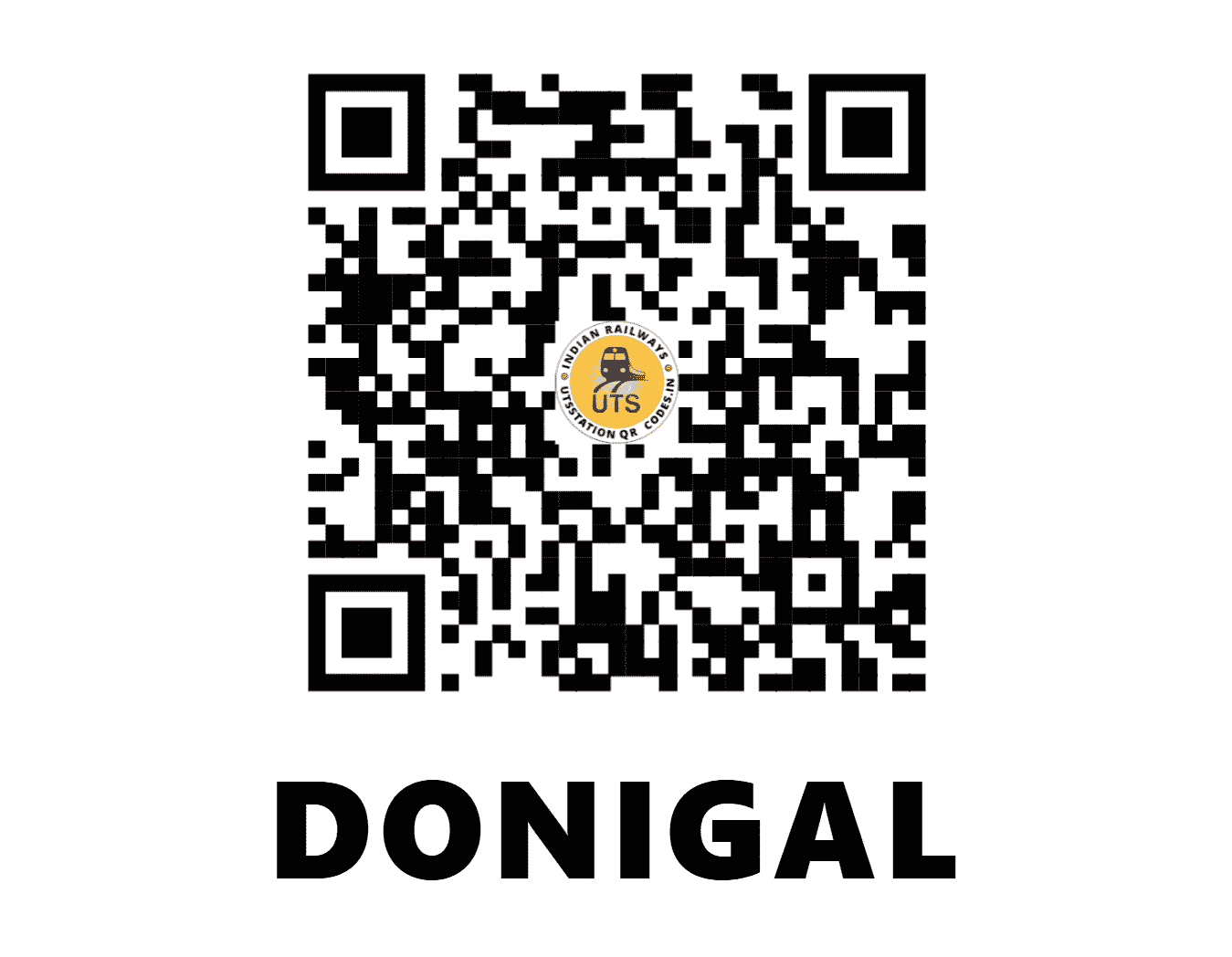 UTS QR Code for DONIGAL - DOGL (SW - KARNATAKA)