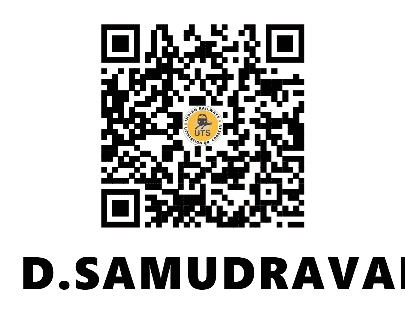 UTS QR Code for D.SAMUDRAVALLI - DSVS (SW - KARNATAKA)