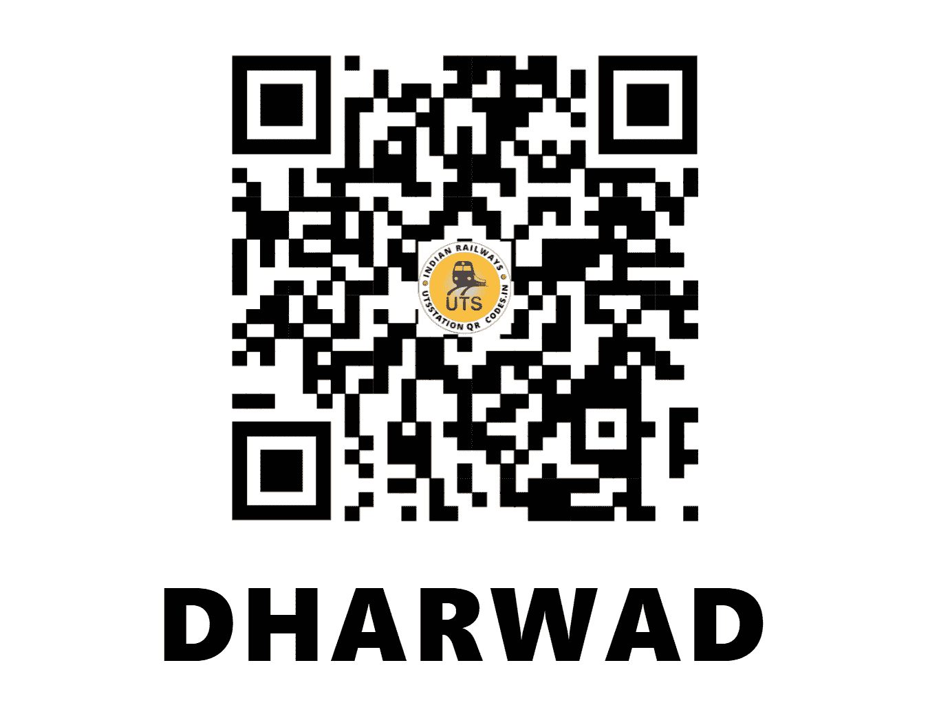 UTS QR Code for DHARWAD - DWR (SW - KARNATAKA)