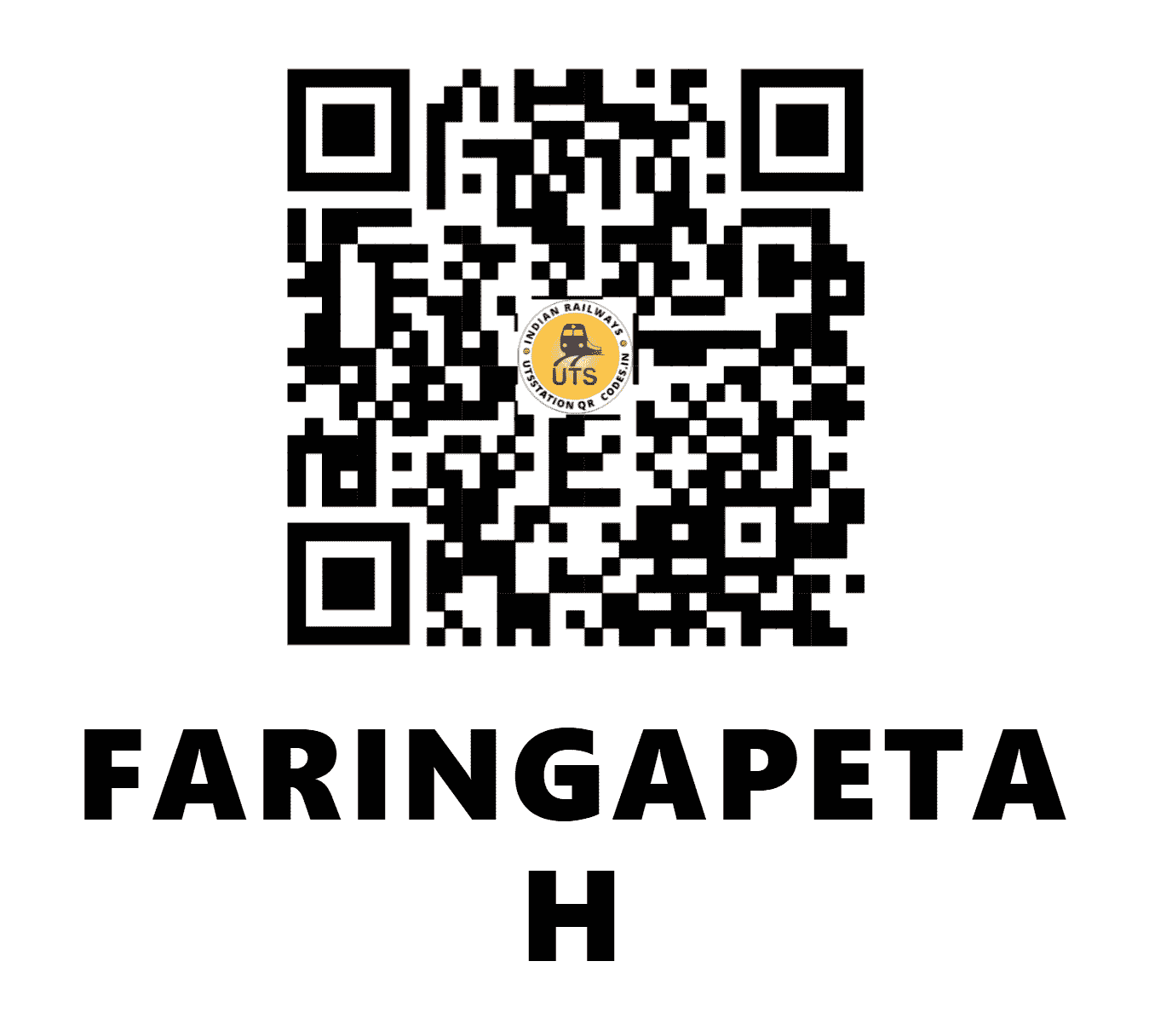 UTS QR Code for FARINGAPETA H - FRG (SW - KARNATAKA)