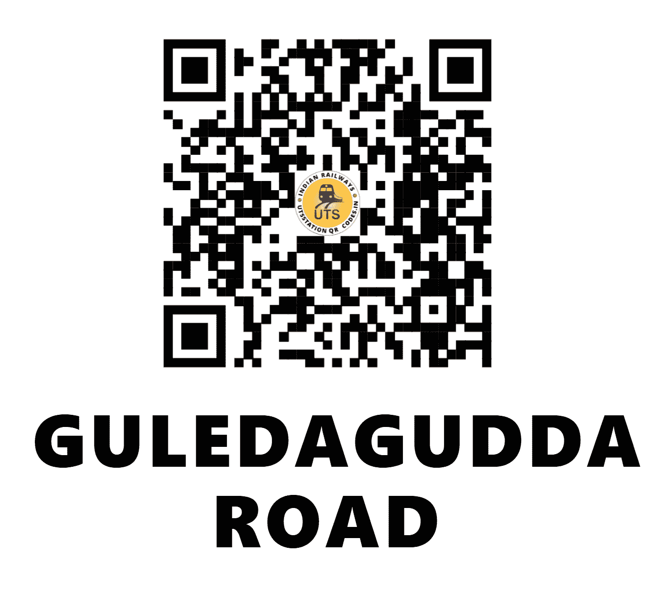 UTS QR Code for GULEDAGUDDA ROAD - GED (SW - KARNATAKA)