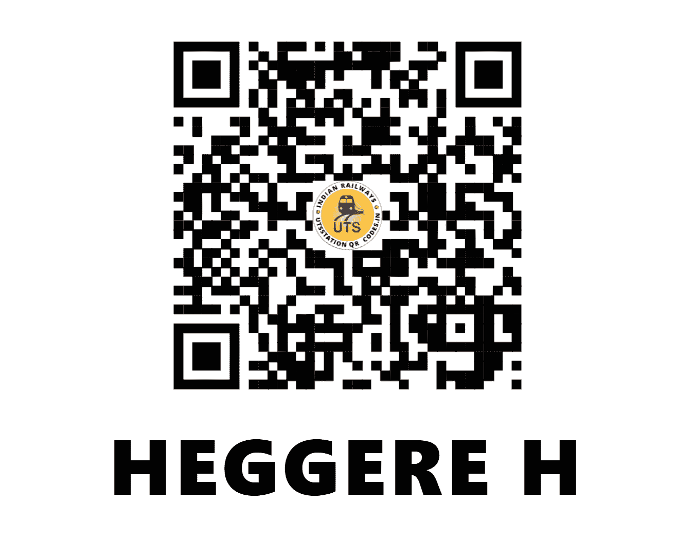 UTS QR Code for HEGGERE H - HEI (SW - KARNATAKA)