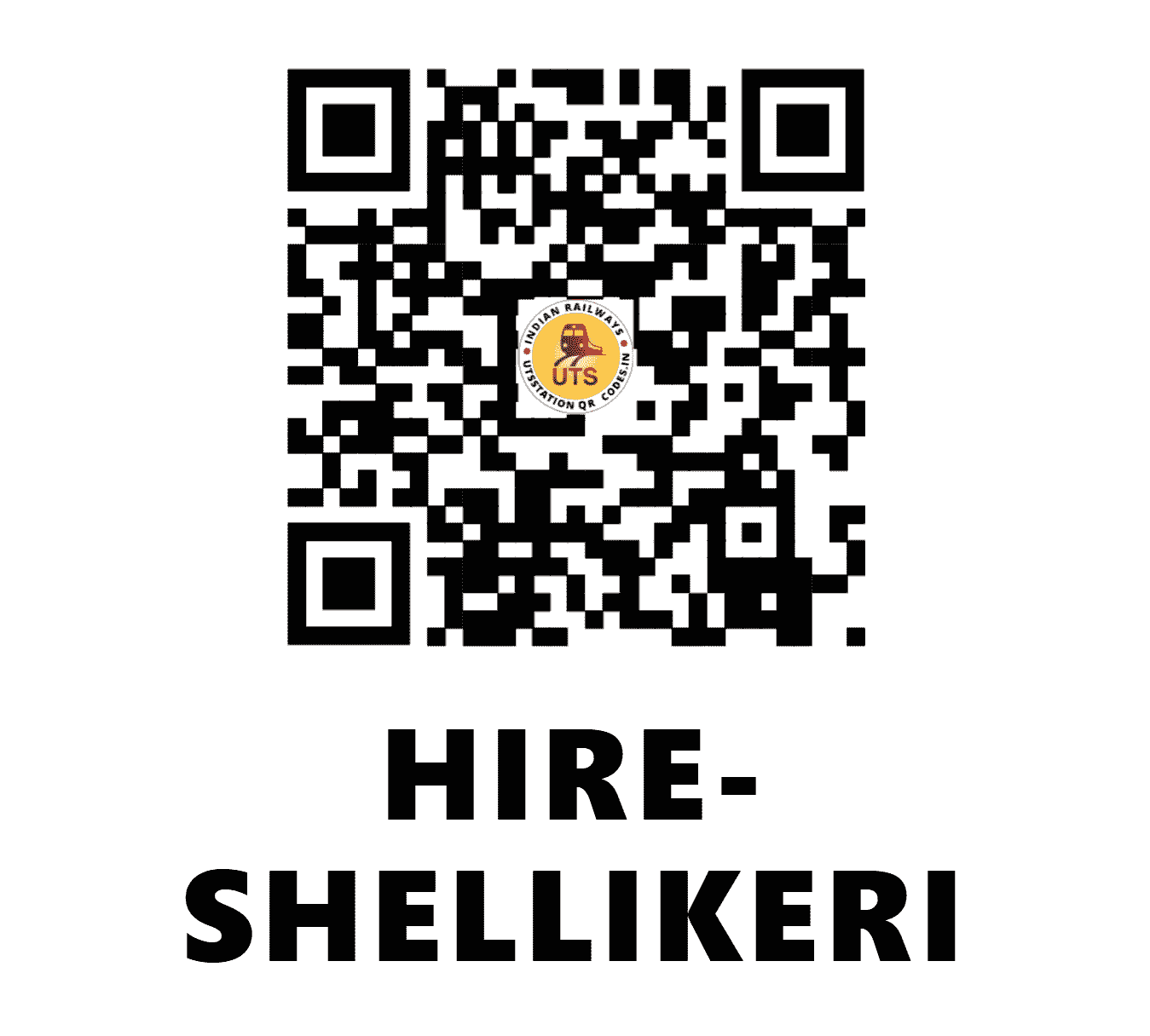UTS QR Code for HIRE-SHELLIKERI - HESK (SW - KARNATAKA)