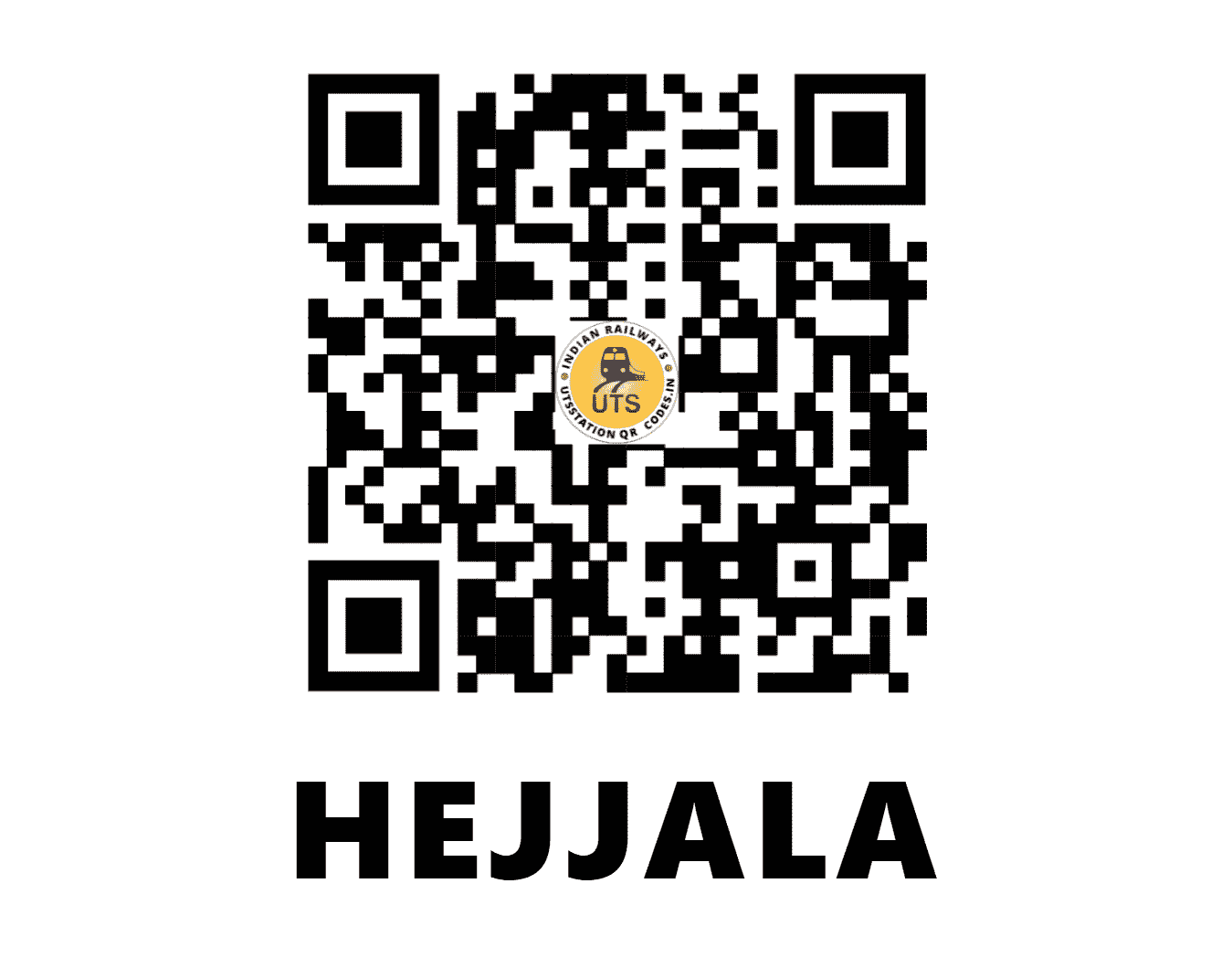 UTS QR Code for HEJJALA - HJL (SW - KARNATAKA)