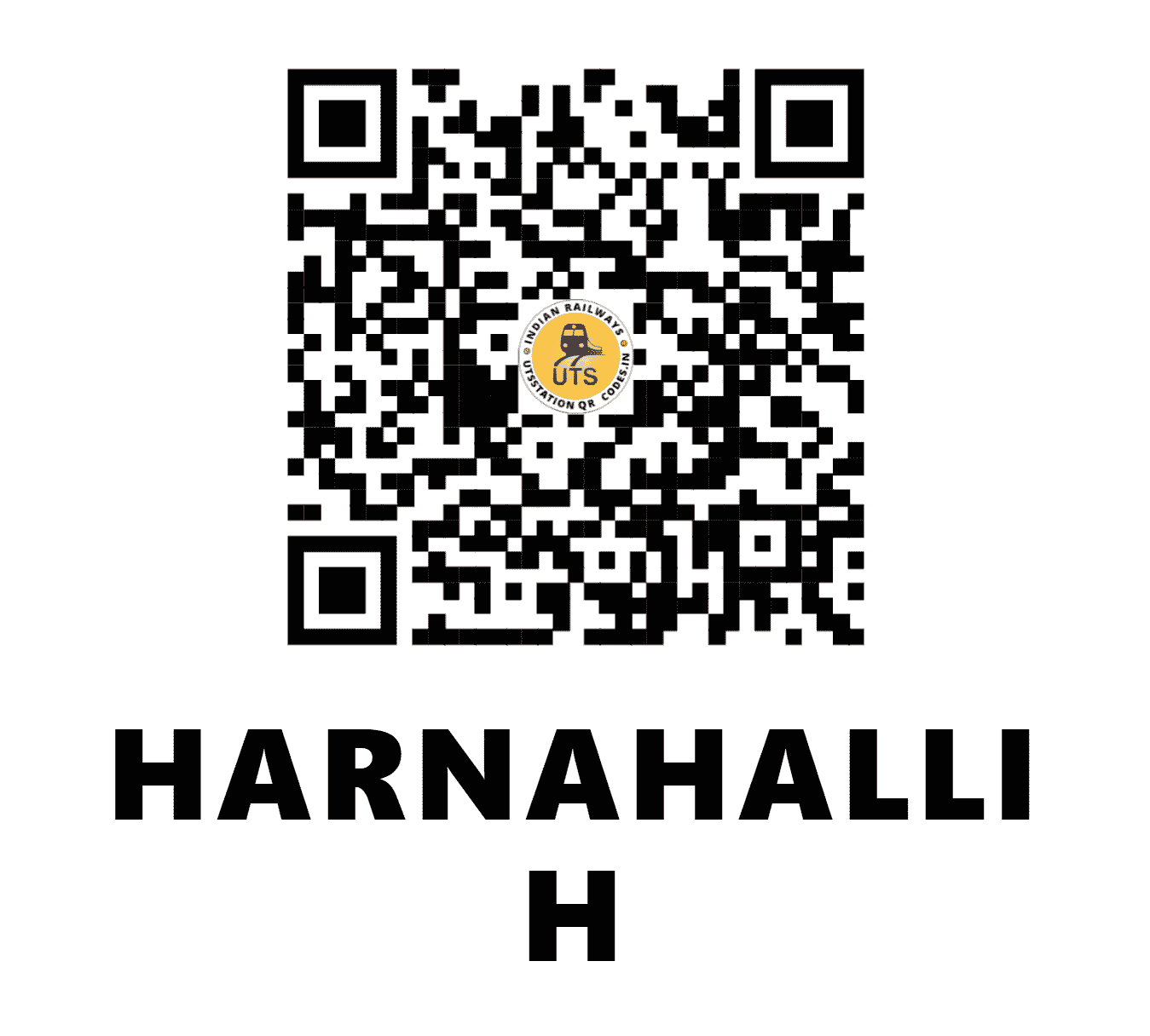 UTS QR Code for HARNAHALLI H - HNHL (SW - KARNATAKA)