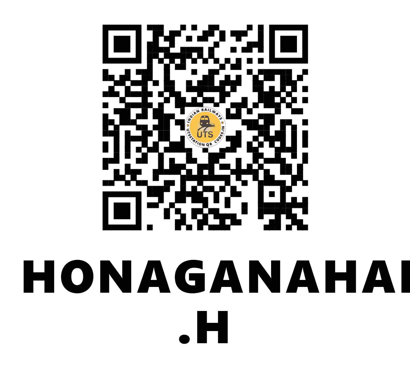 UTS QR Code for HONAGANAHALLI .H - HOH (SW - KARNATAKA)