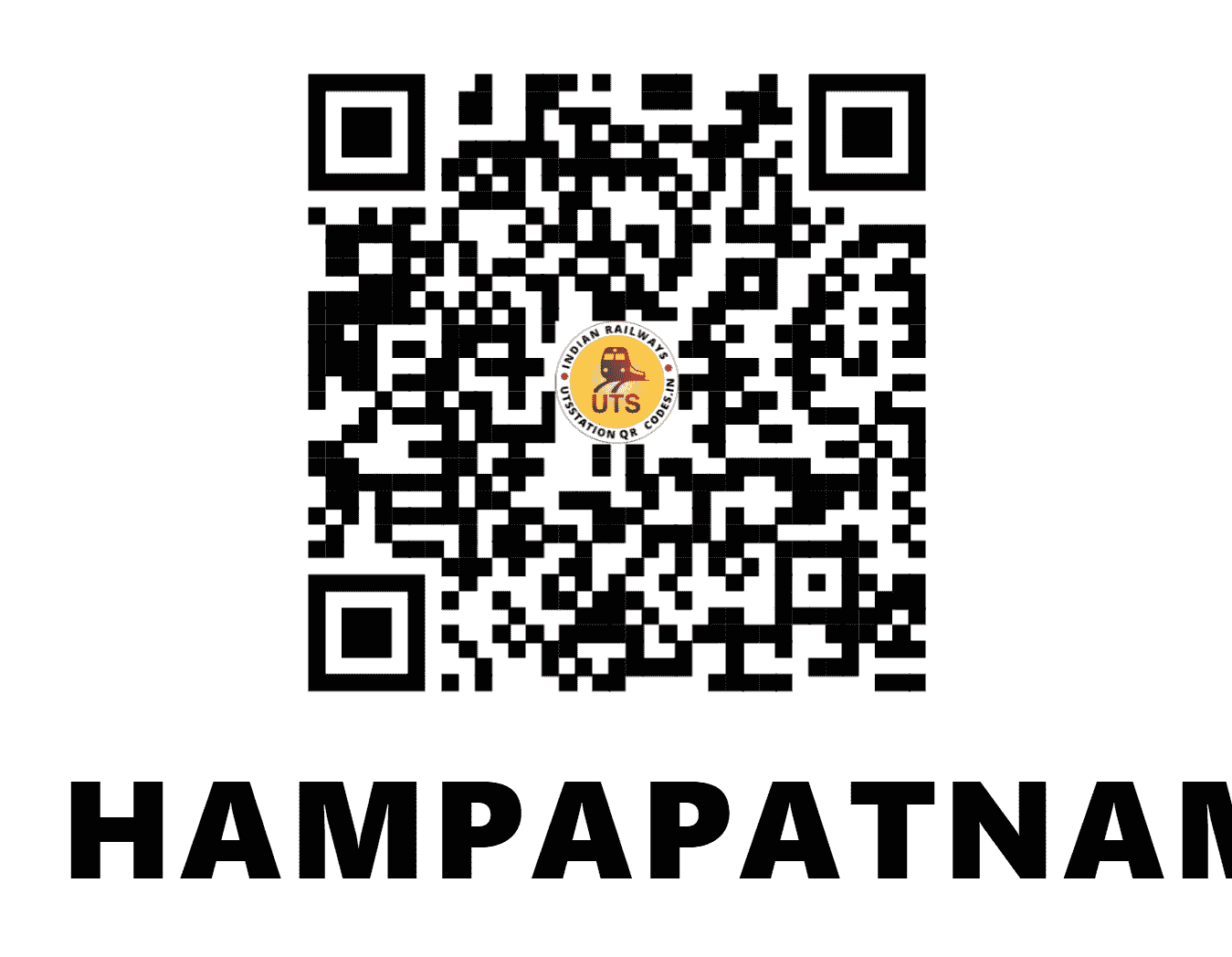 UTS QR Code for HAMPAPATNAM - HPM (SW - KARNATAKA)
