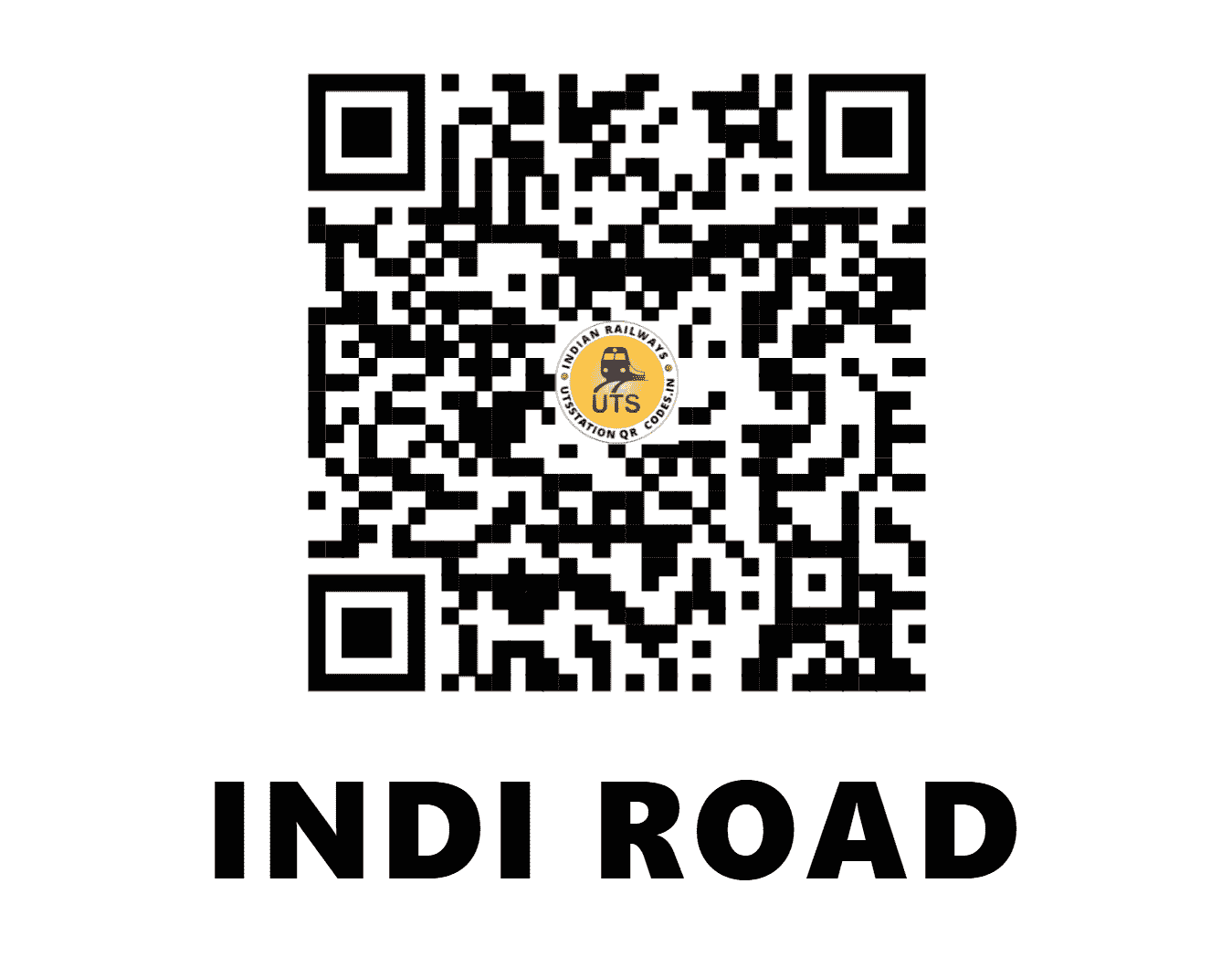 UTS QR Code for INDI ROAD - IDR (SW - KARNATAKA)
