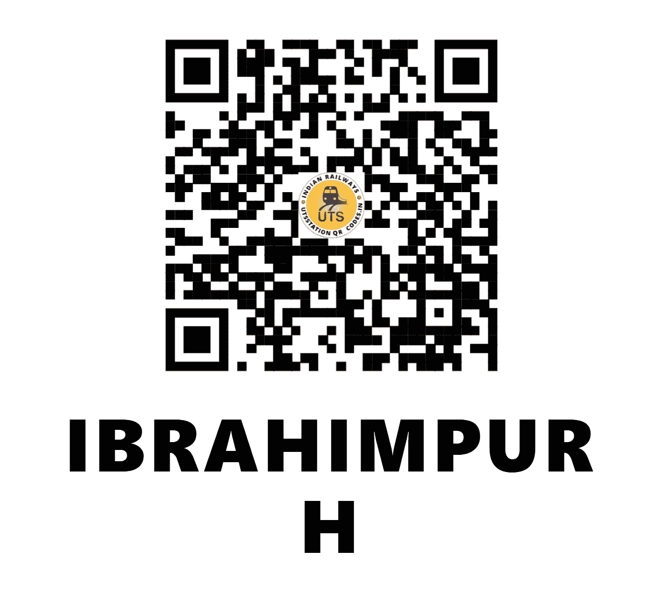 UTS QR Code for IBRAHIMPUR H - IMR (SW - KARNATAKA)