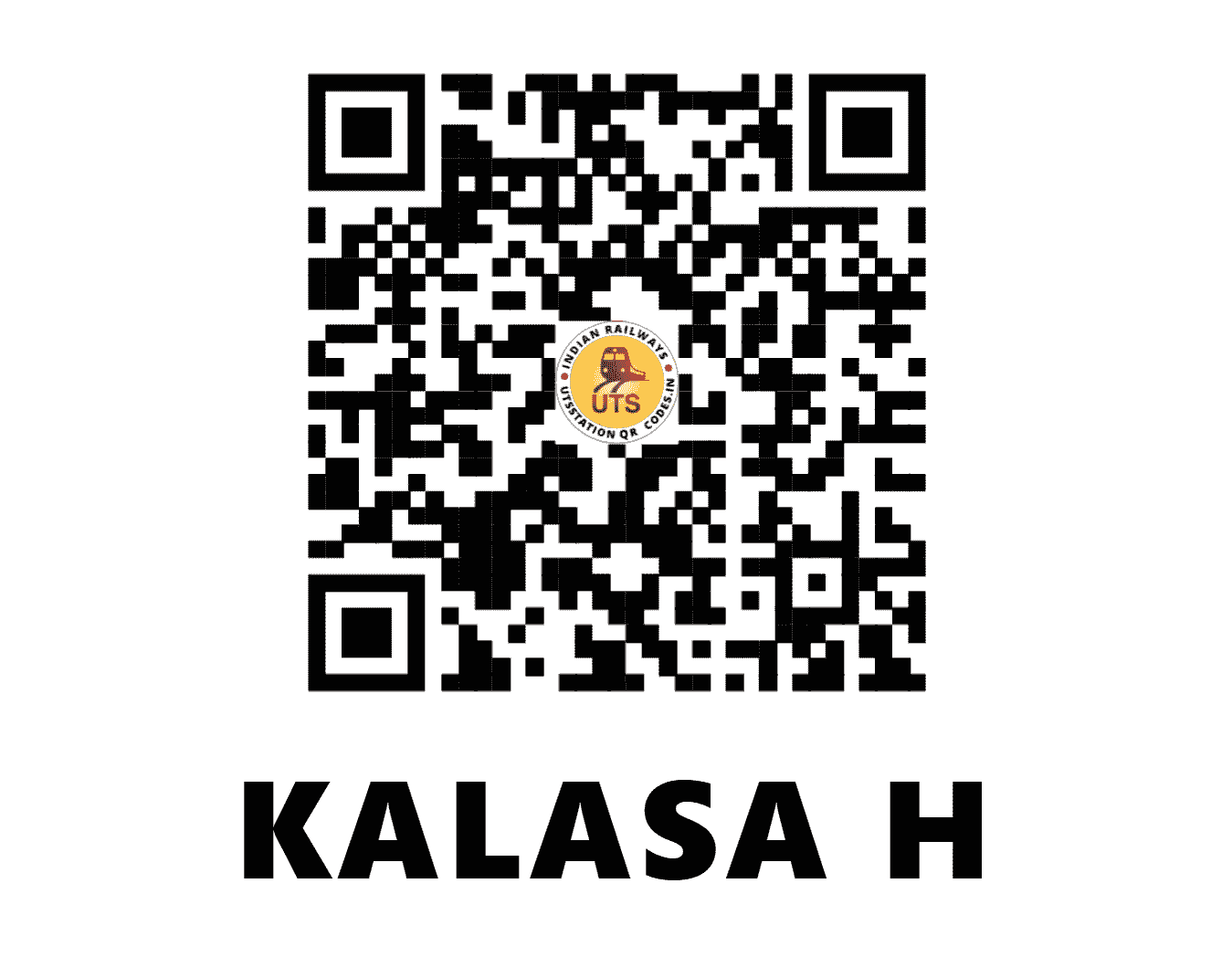 UTS QR Code for KALASA H - KALS (SW - KARNATAKA)