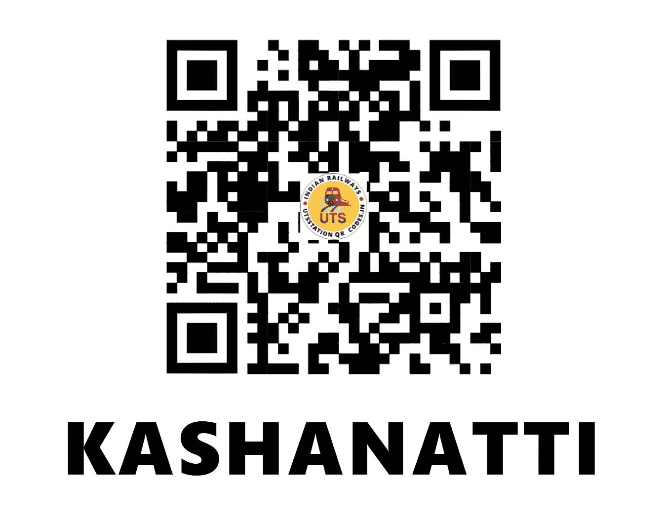 UTS QR Code for KASHANATTI - KHST (SW - KARNATAKA)