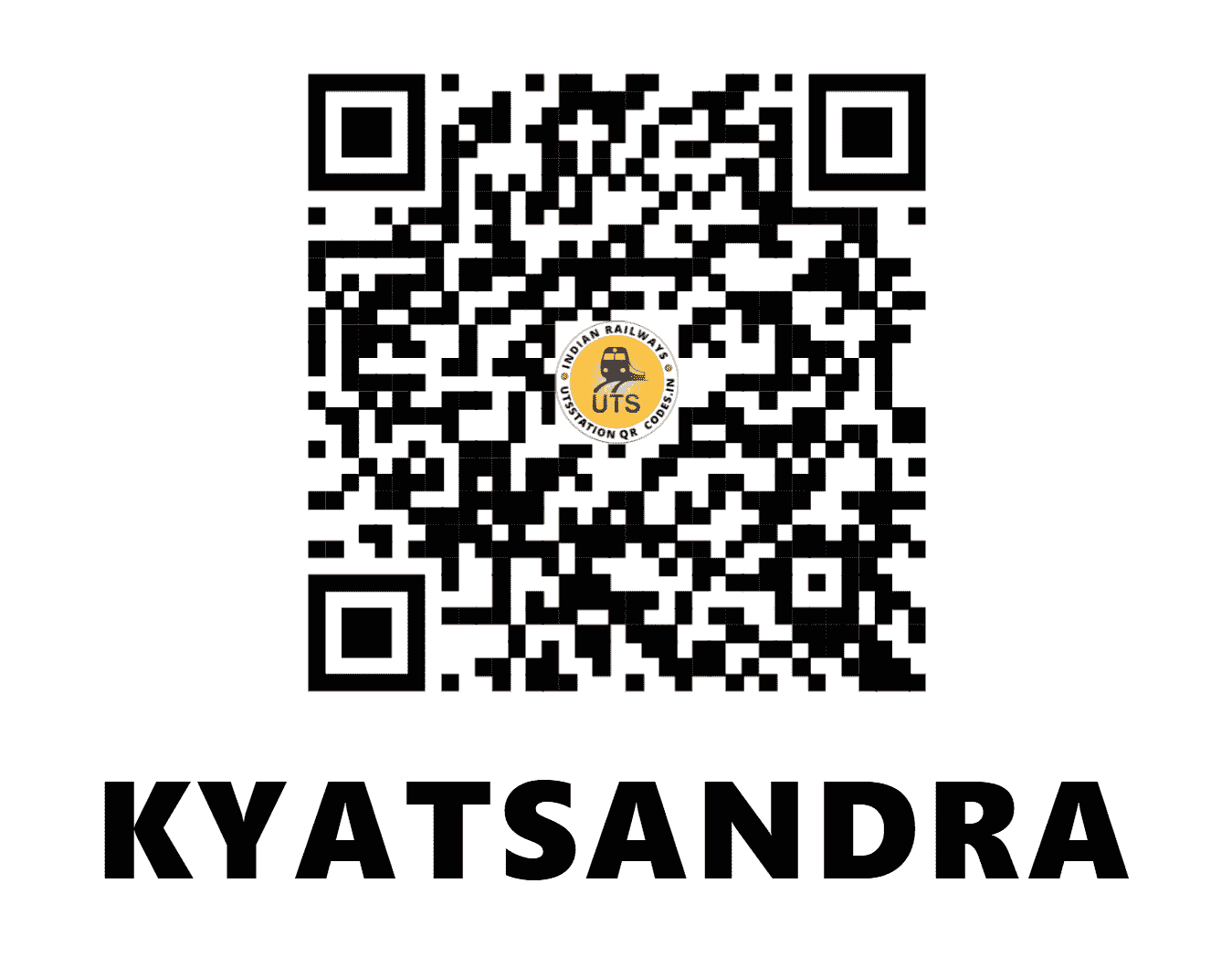 UTS QR Code for KYATSANDRA - KIAT (SW - KARNATAKA)