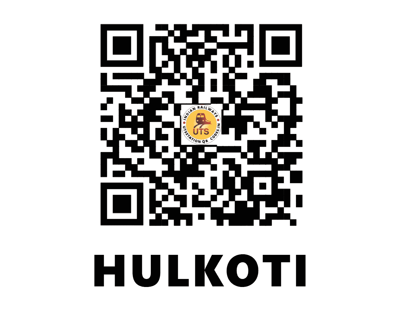 UTS QR Code for HULKOTI - LKT (SW - KARNATAKA)