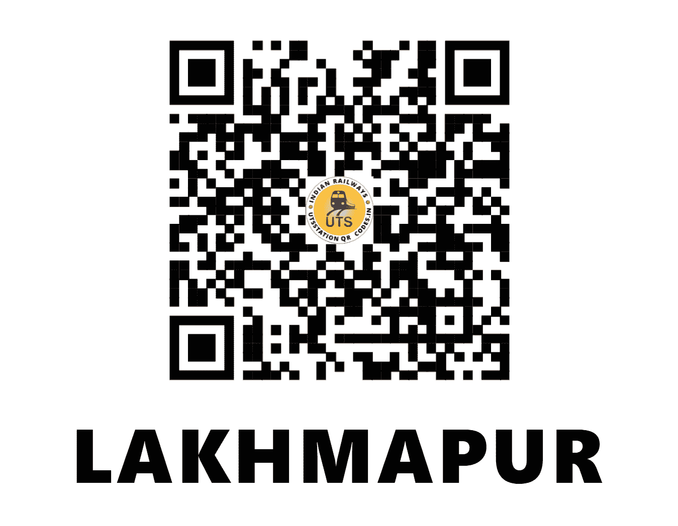 UTS QR Code for LAKHMAPUR - LKY (SW - KARNATAKA)