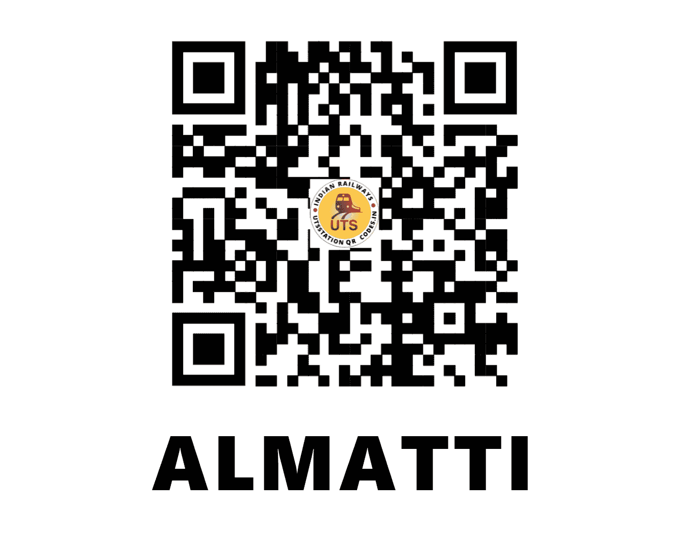 UTS QR Code for ALMATTI - LMT (SW - KARNATAKA)