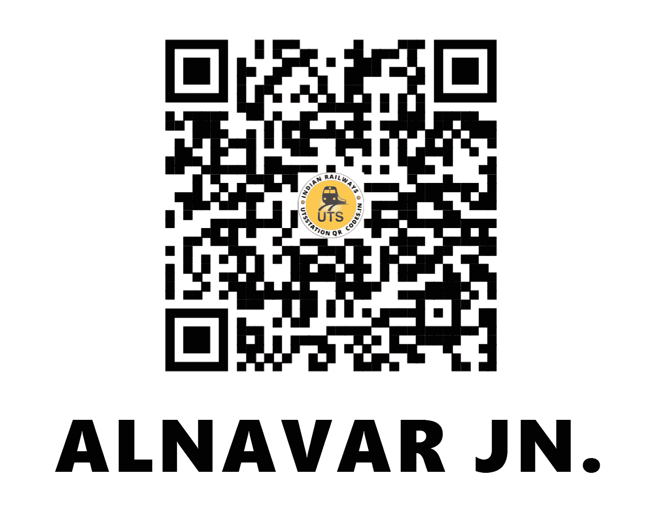 UTS QR Code for ALNAVAR JN. - LWR (SW - KARNATAKA)