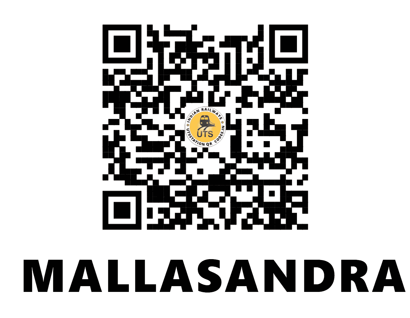 UTS QR Code for MALLASANDRA - MLSA (SW - KARNATAKA)