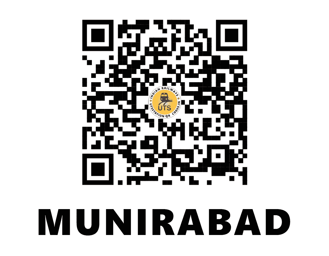 UTS QR Code for MUNIRABAD - MRB (SW - KARNATAKA)