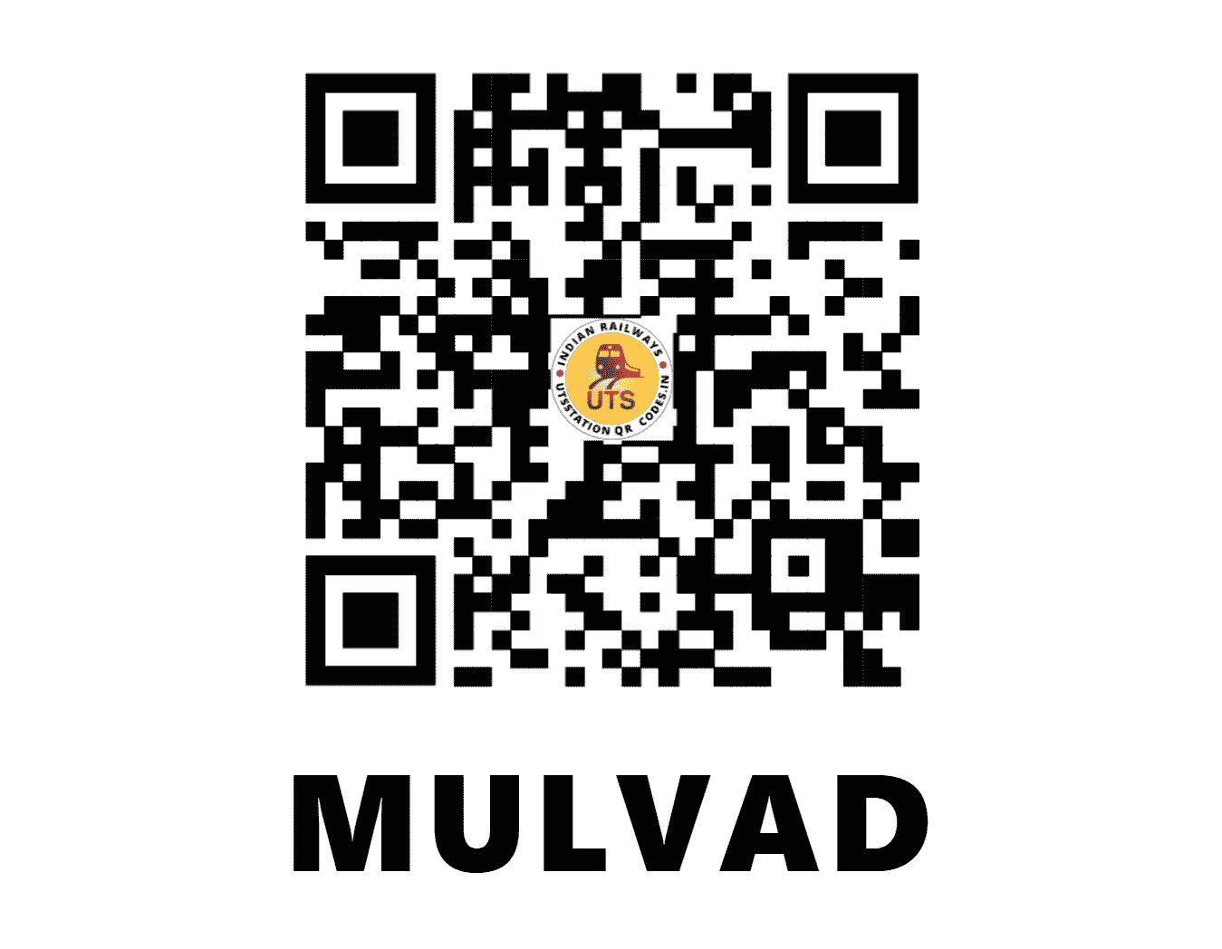 UTS QR Code for MULVAD - MVD (SW - KARNATAKA)