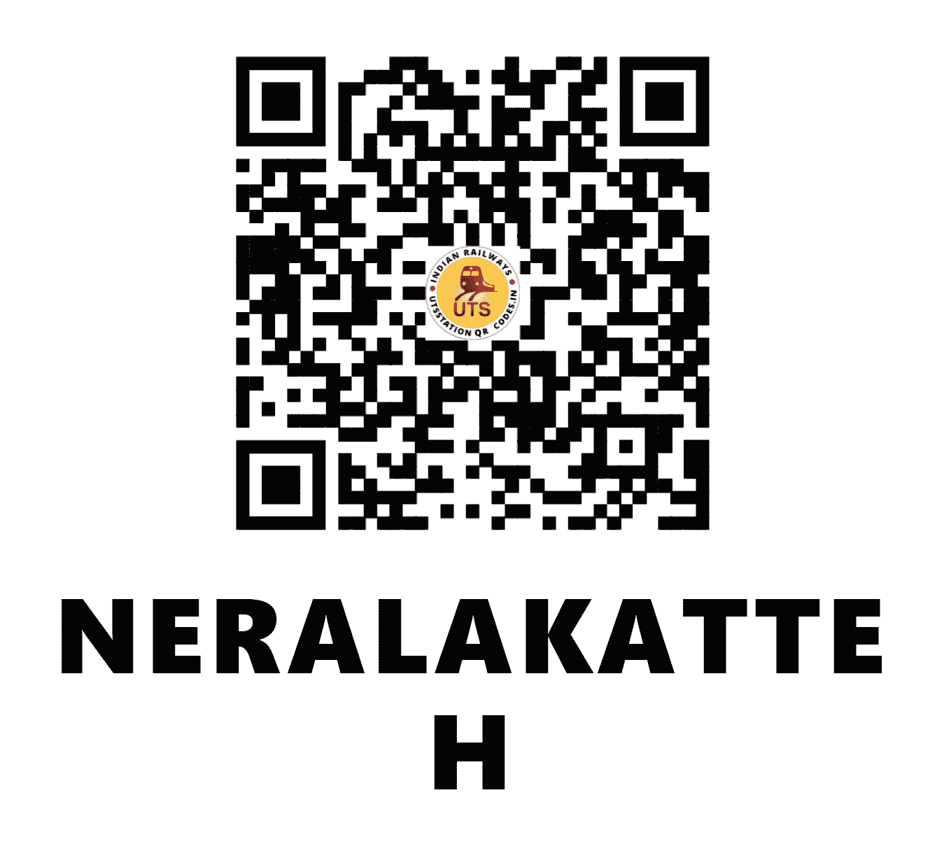 UTS QR Code for NERALAKATTE H - NRF (SW - KARNATAKA)