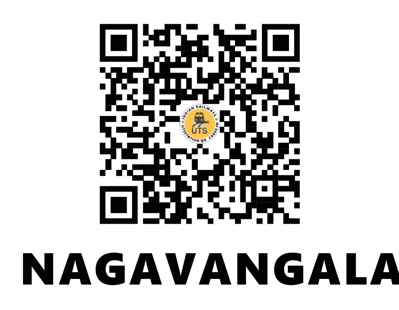 UTS QR Code for NAGAVANGALA - NVF (SW - KARNATAKA)
