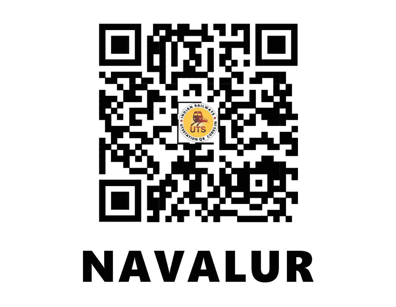 UTS QR Code for NAVALUR - NVU (SW - KARNATAKA)