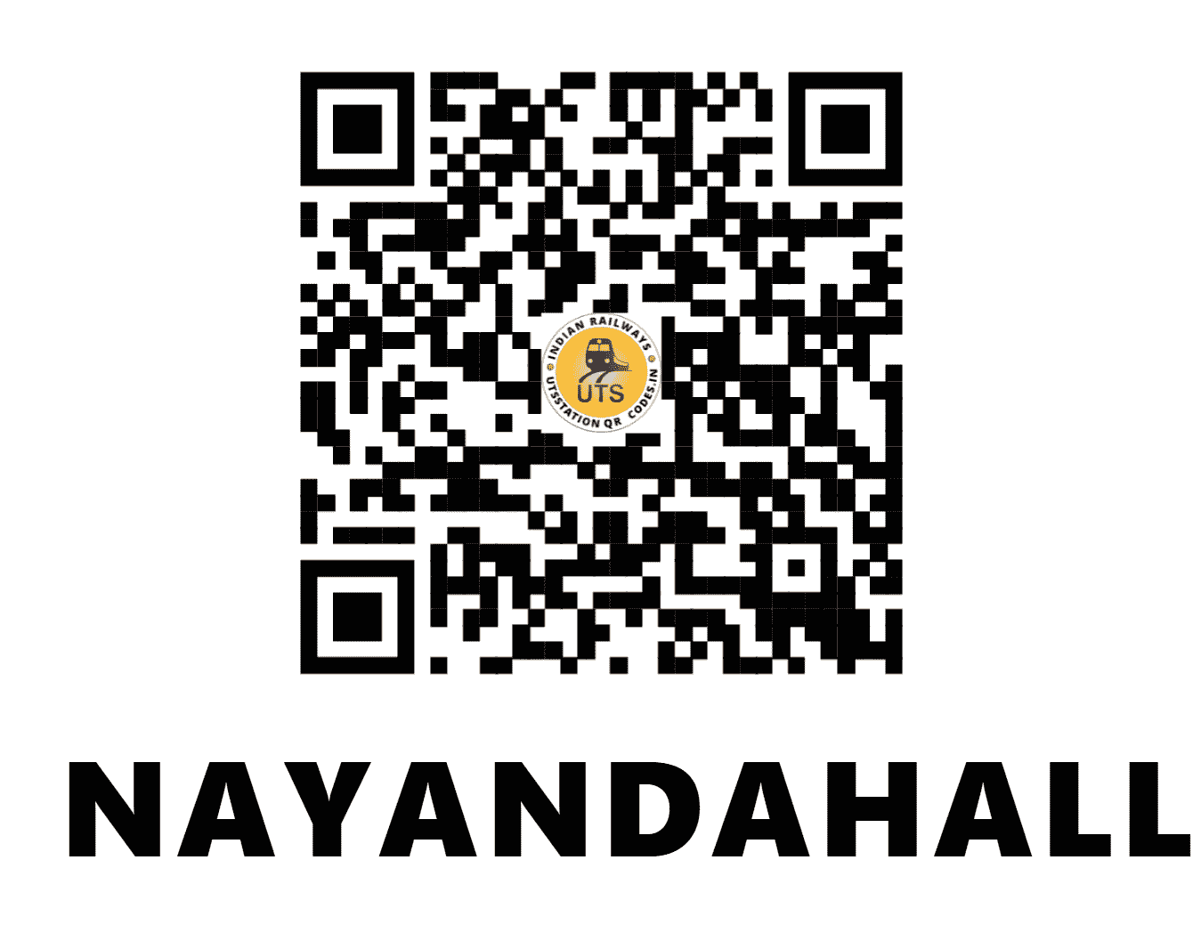 UTS QR Code for NAYANDAHALLI - NYH (SW - KARNATAKA)