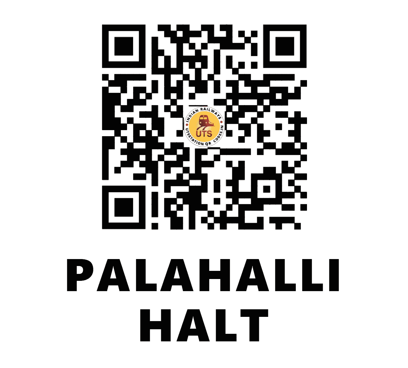 UTS QR Code for PALAHALLI HALT - PLHL (SW - KARNATAKA)