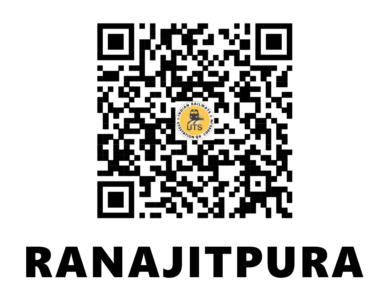 UTS QR Code for RANAJITPURA - RNJP (SW - KARNATAKA)