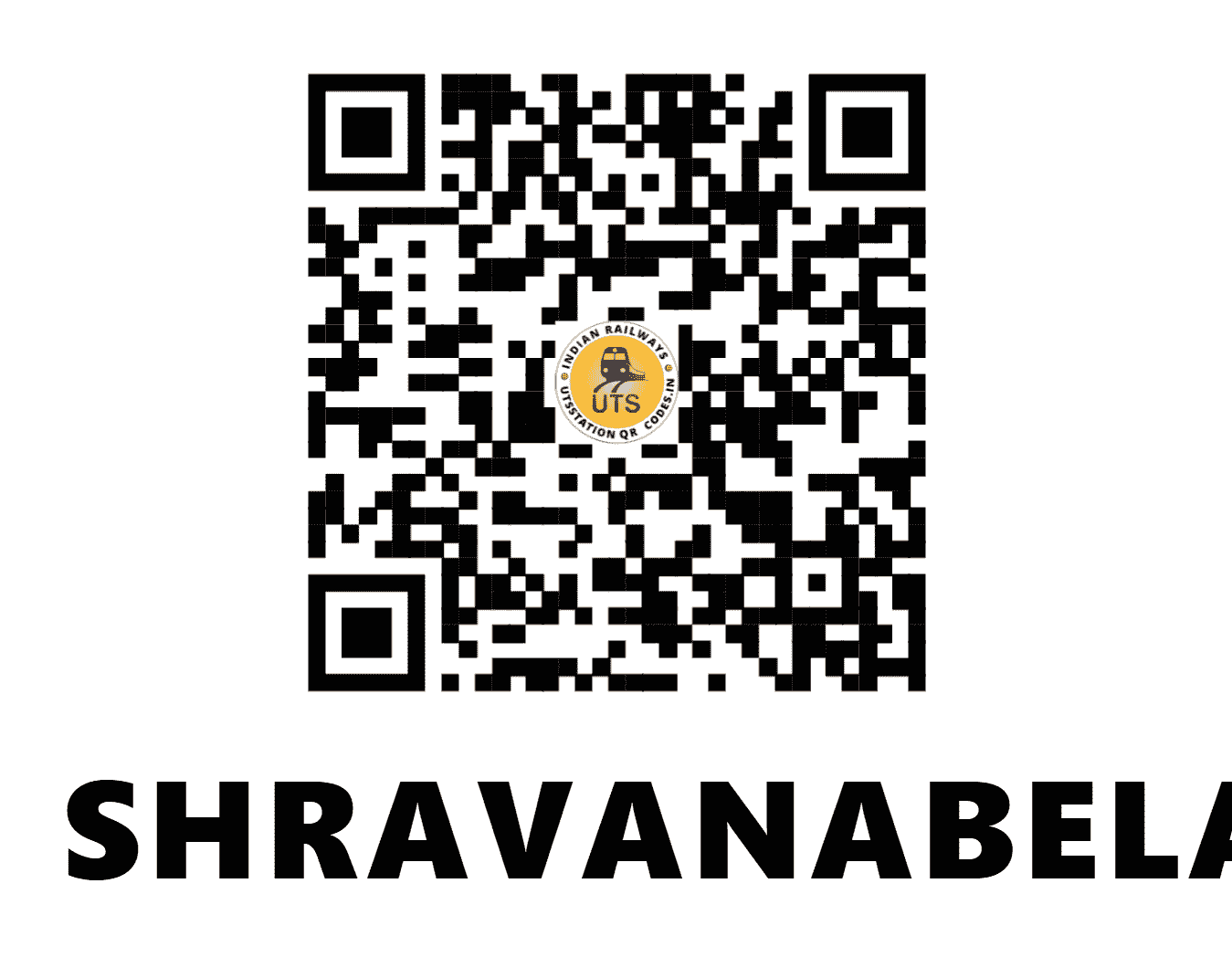 UTS QR Code for SHRAVANABELAGOLA - SBGA (SW - KARNATAKA)