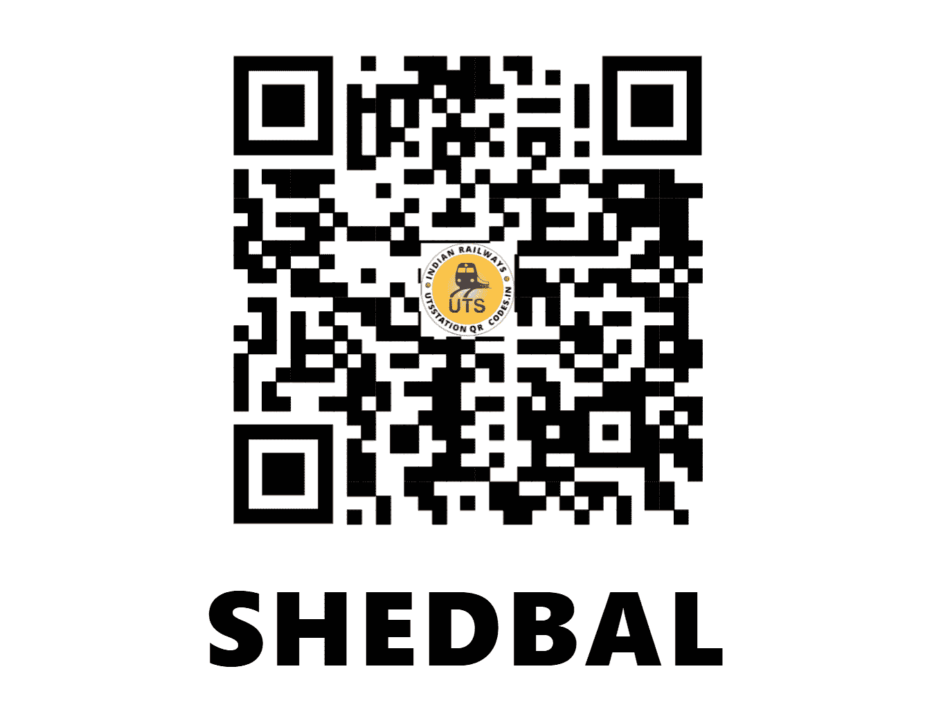 UTS QR Code for SHEDBAL - SED (SW - KARNATAKA)