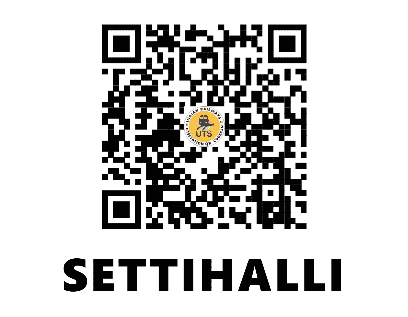 UTS QR Code for SETTIHALLI - SET (SW - KARNATAKA)