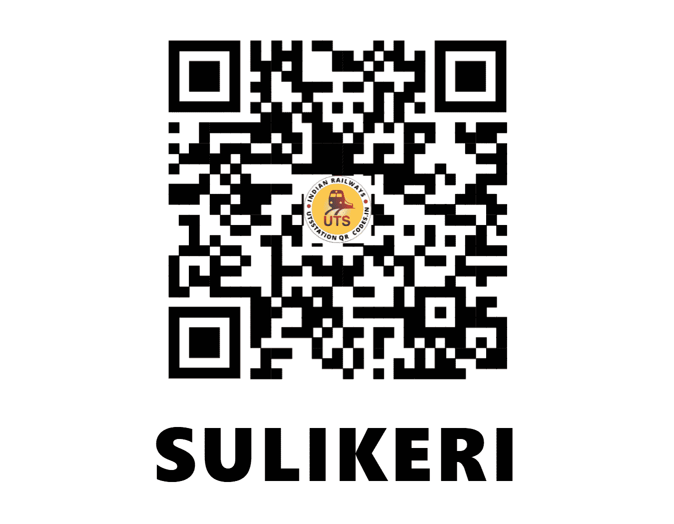 UTS QR Code for SULIKERI - SIKI (SW - KARNATAKA)