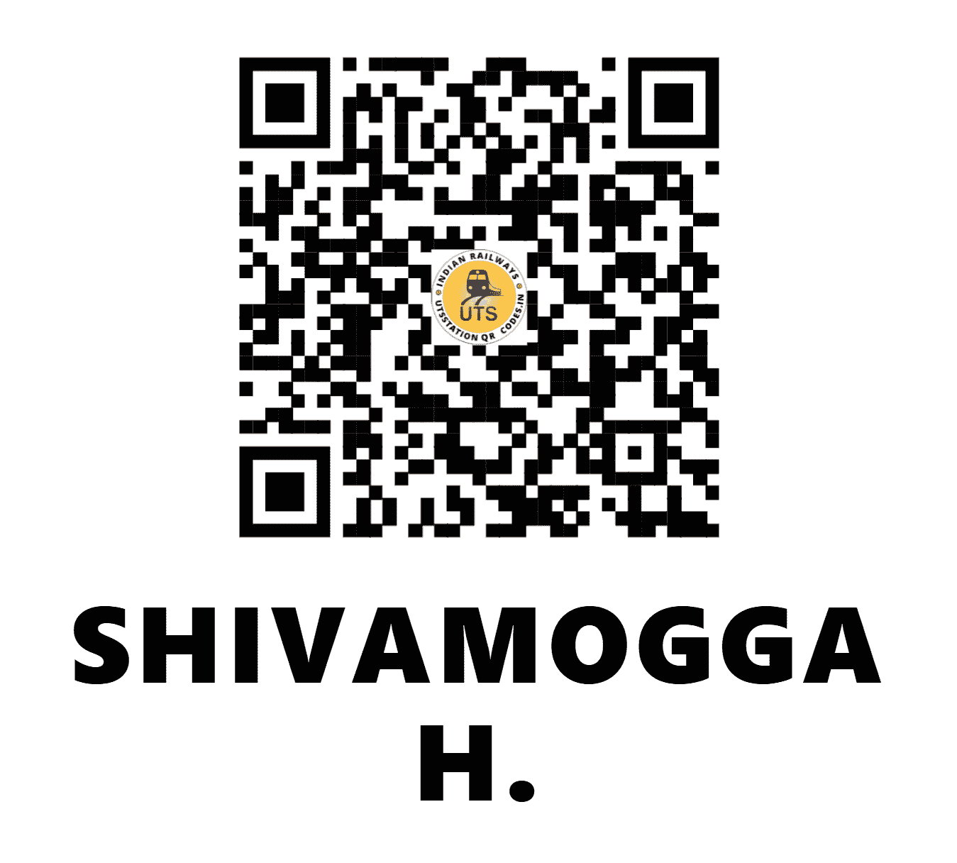 UTS QR Code for SHIVAMOGGA H. - SME (SW - KARNATAKA)