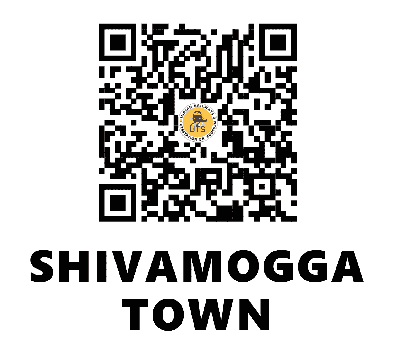 UTS QR Code for SHIVAMOGGA TOWN - SMET (SW - KARNATAKA)