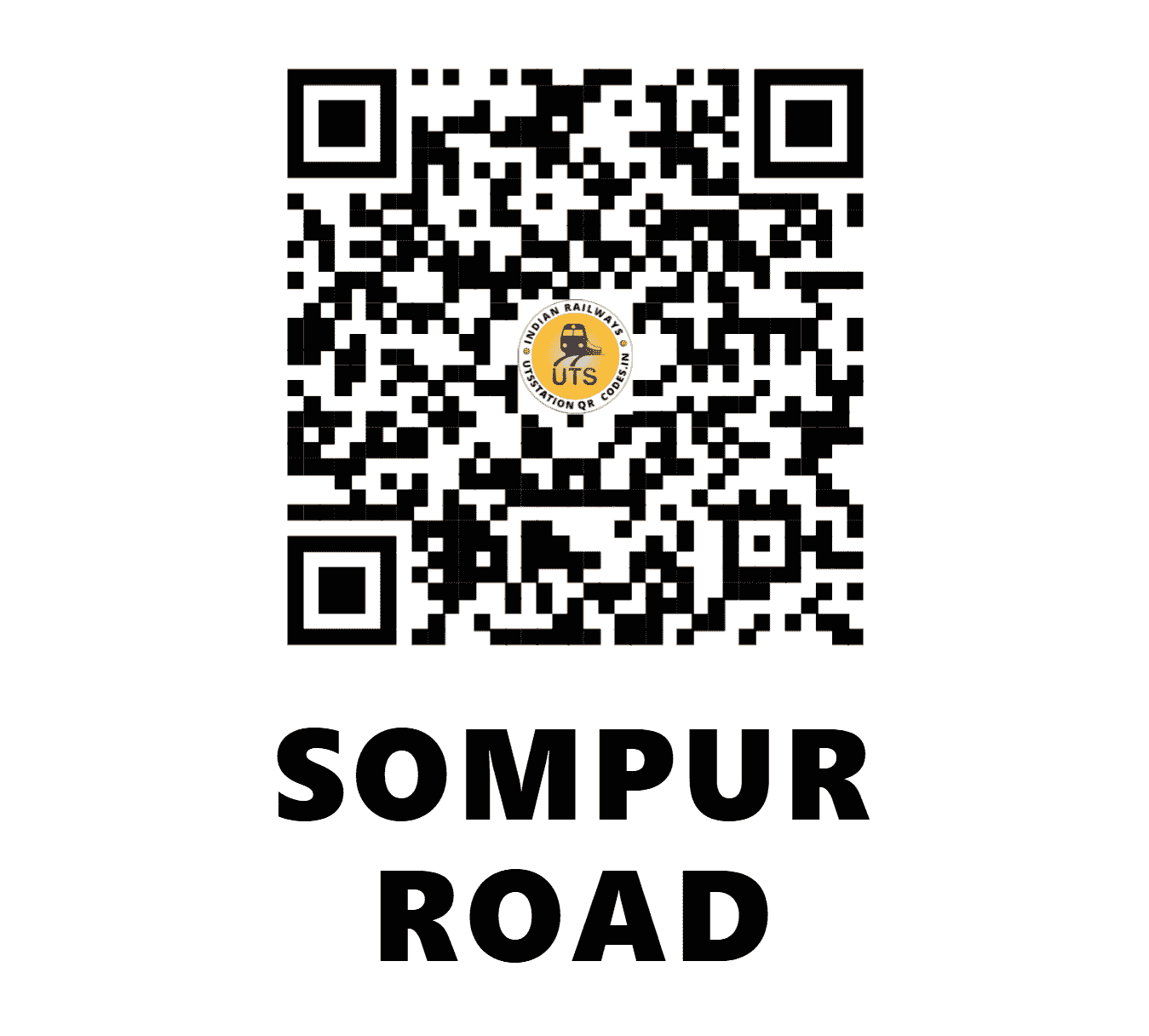 UTS QR Code for SOMPUR ROAD - SOQ (SW - KARNATAKA)