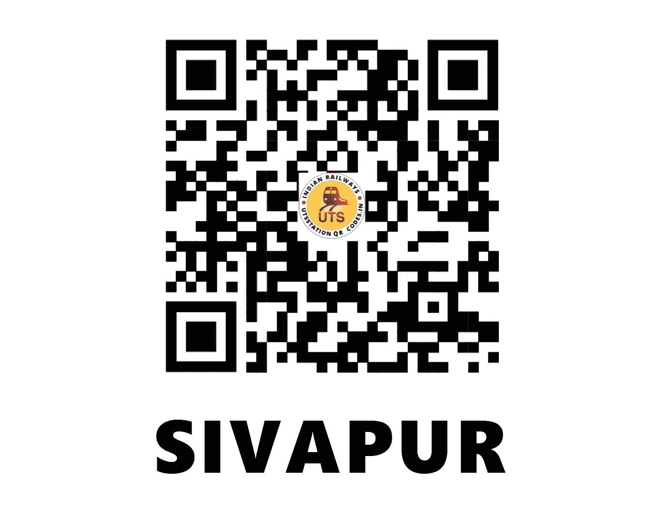 UTS QR Code for SIVAPUR - SPV (SW - KARNATAKA)