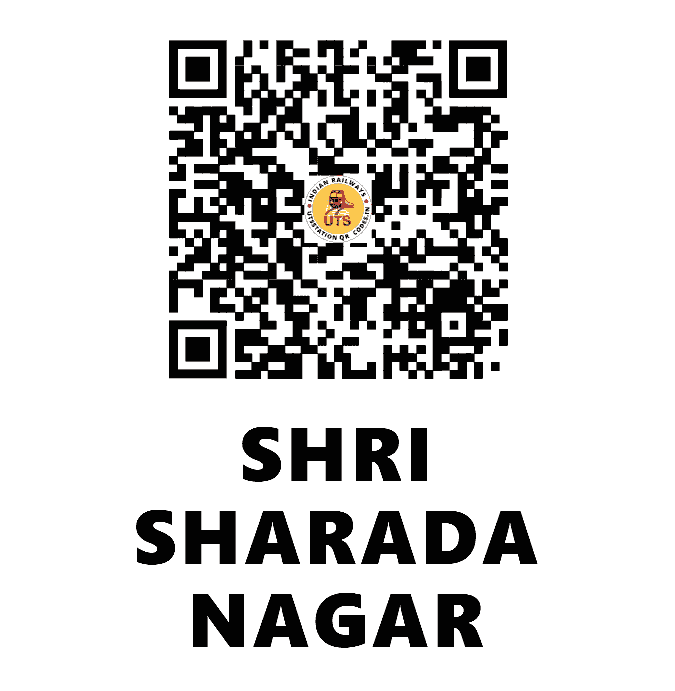 UTS QR Code for SHRI SHARADA NAGAR - SSNH (SW - KARNATAKA)