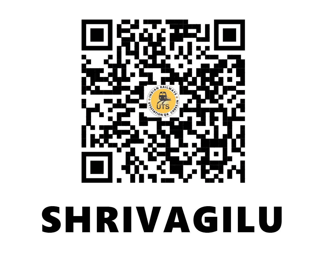 UTS QR Code for SHRIVAGILU - SVGL (SW - KARNATAKA)