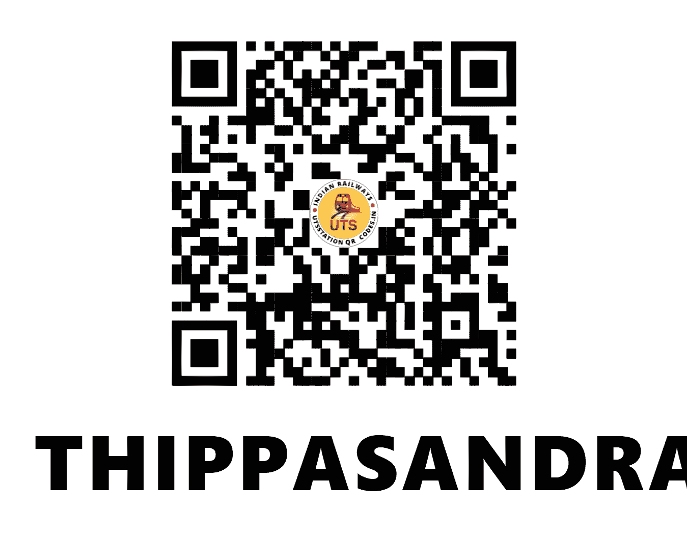 UTS QR Code for THIPPASANDRA - TASA (SW - KARNATAKA)