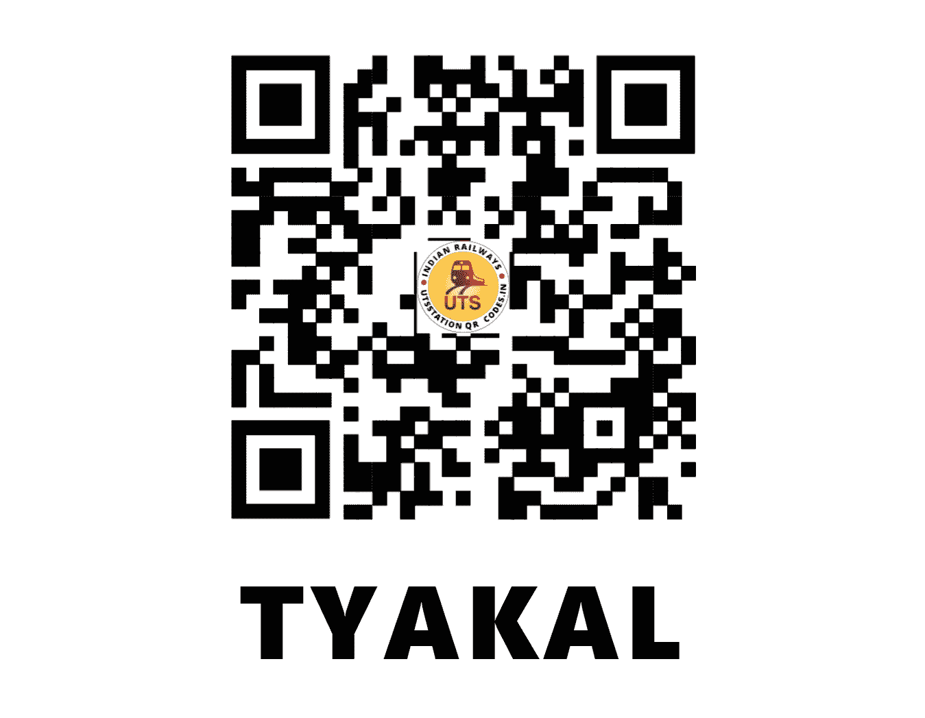 UTS QR Code for TYAKAL - TCL (SW - KARNATAKA)