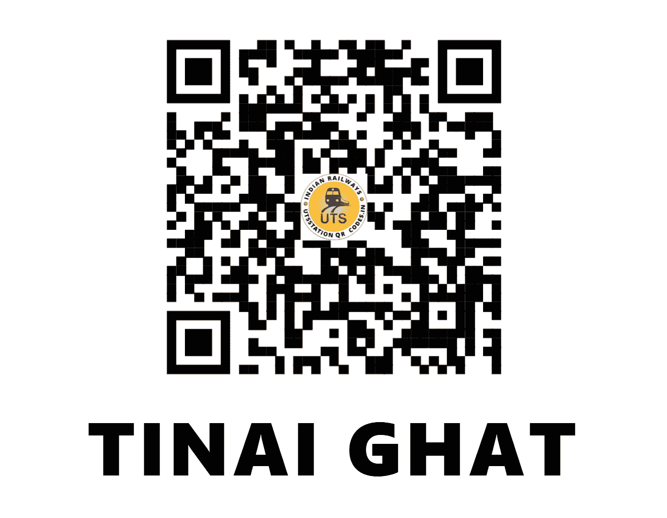 UTS QR Code for TINAI GHAT - TGT (SW - KARNATAKA)