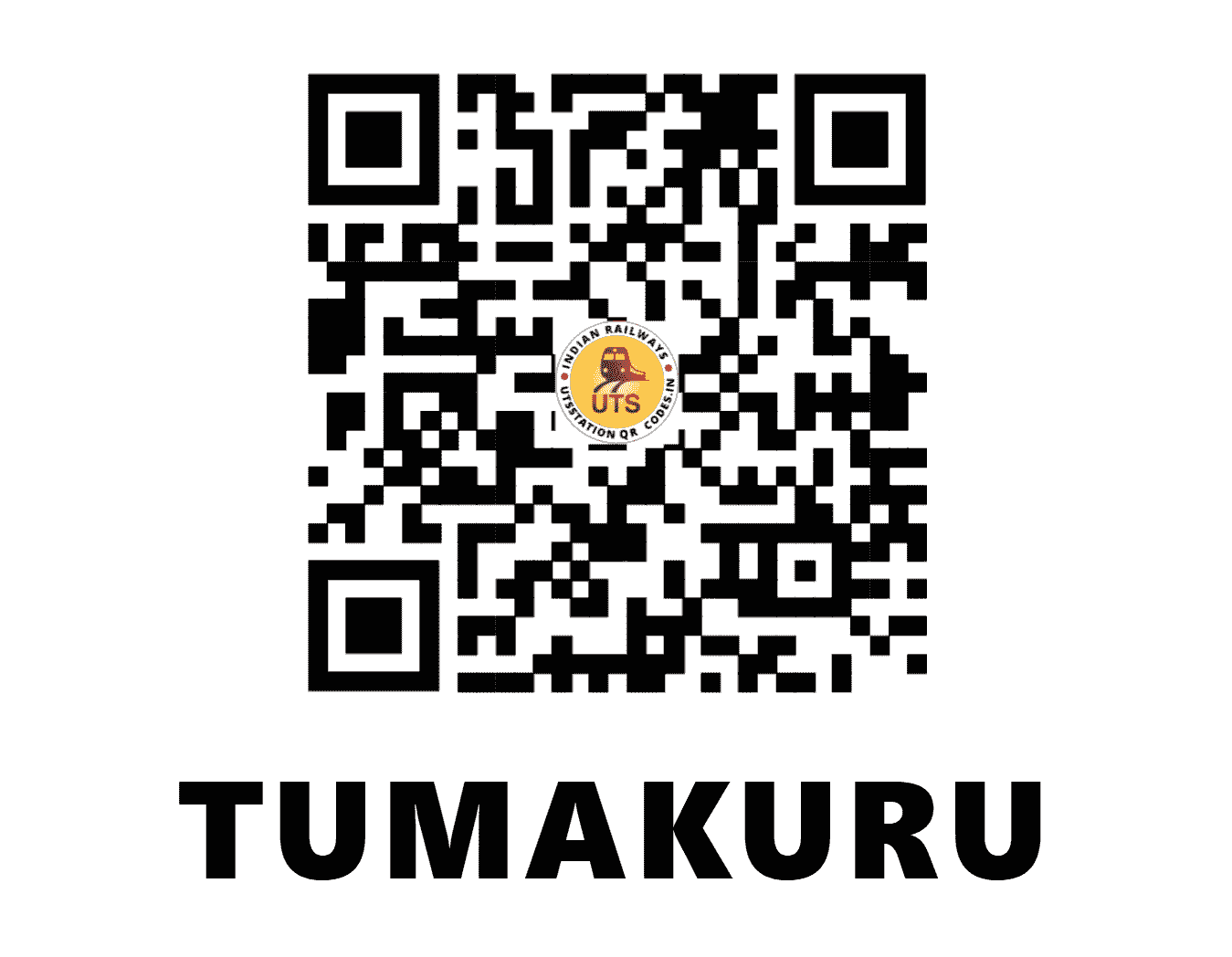 UTS QR Code for TUMAKURU - TK (SW - KARNATAKA)