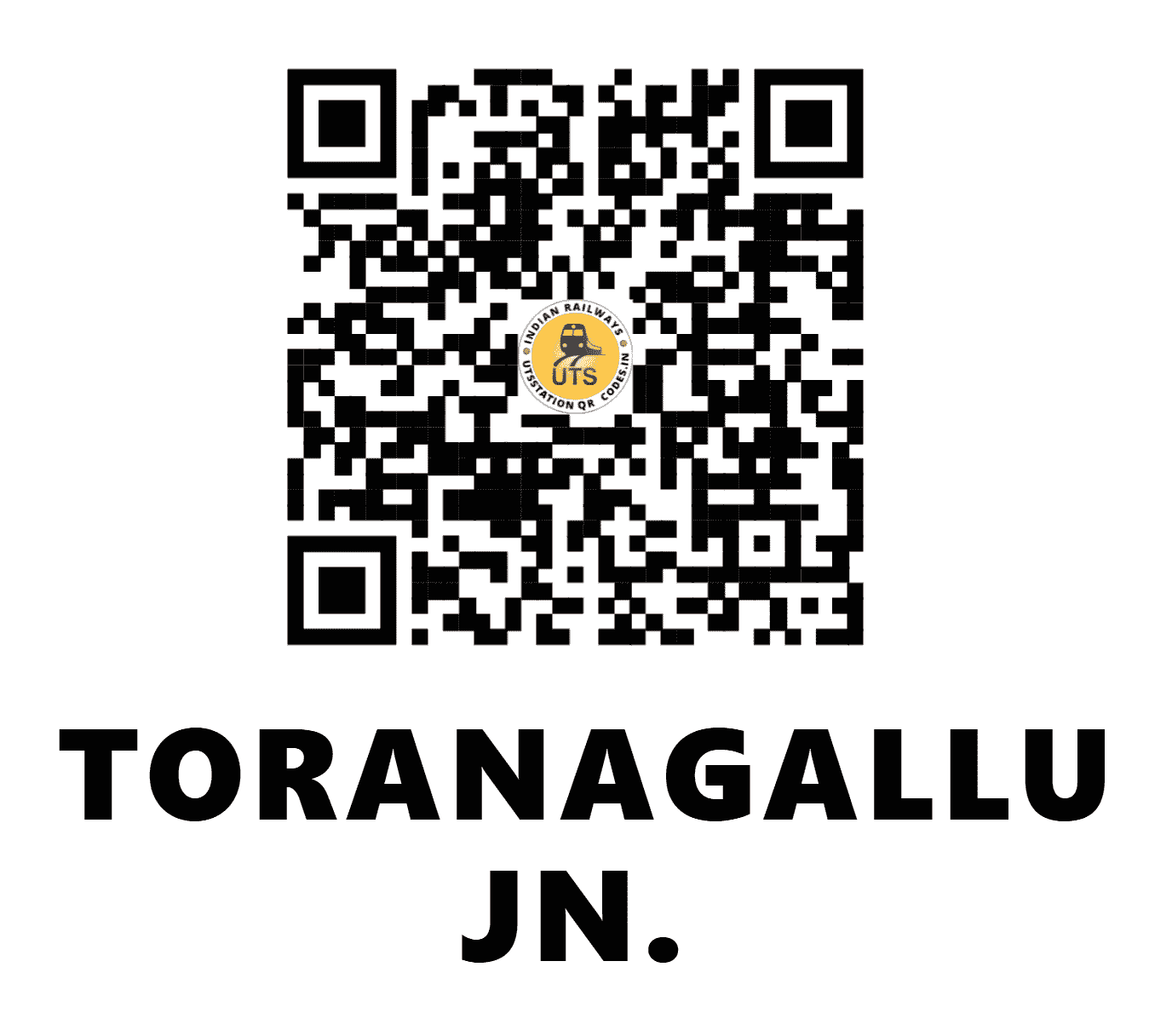 UTS QR Code for TORANAGALLU JN. - TNGL (SW - KARNATAKA)