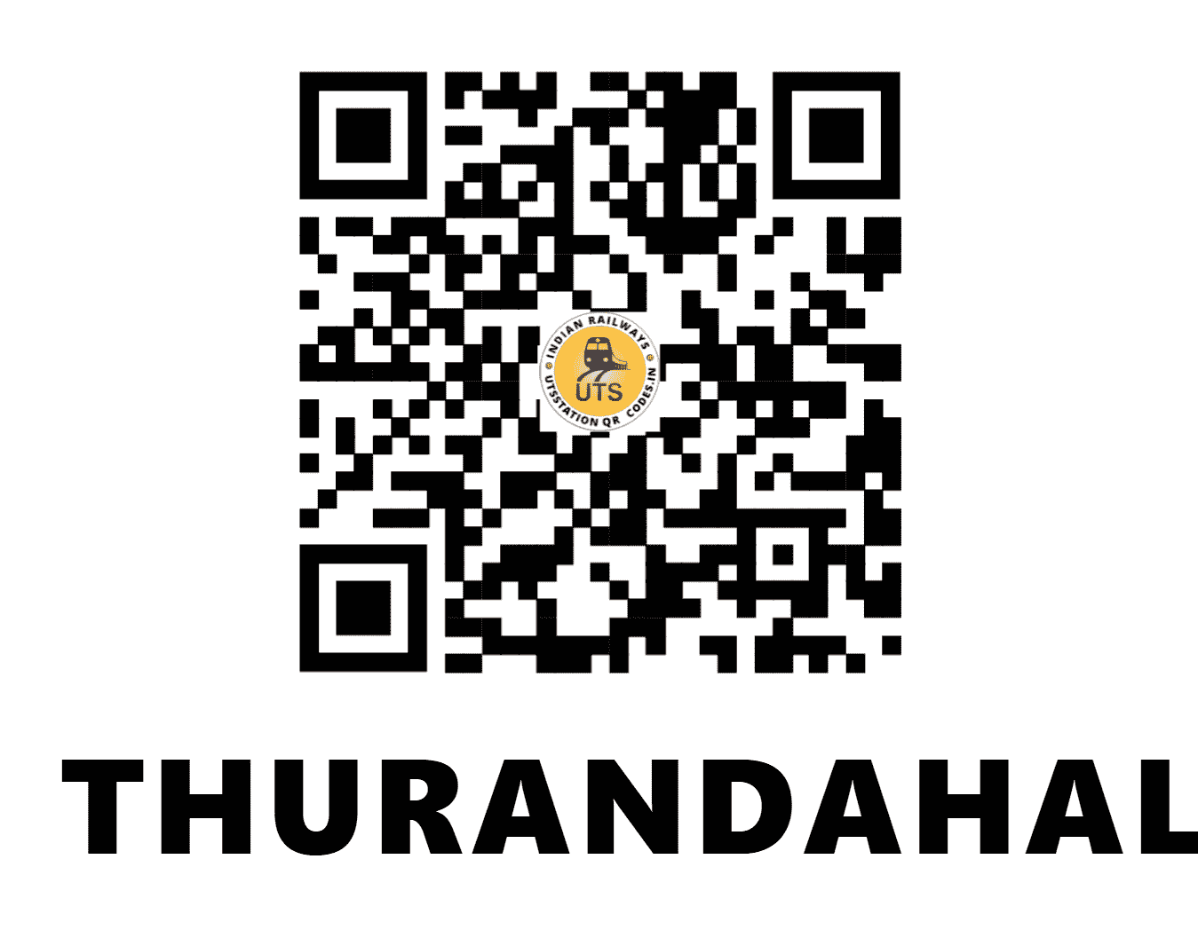 UTS QR Code for THURANDAHALLI - TUHD (SW - KARNATAKA)