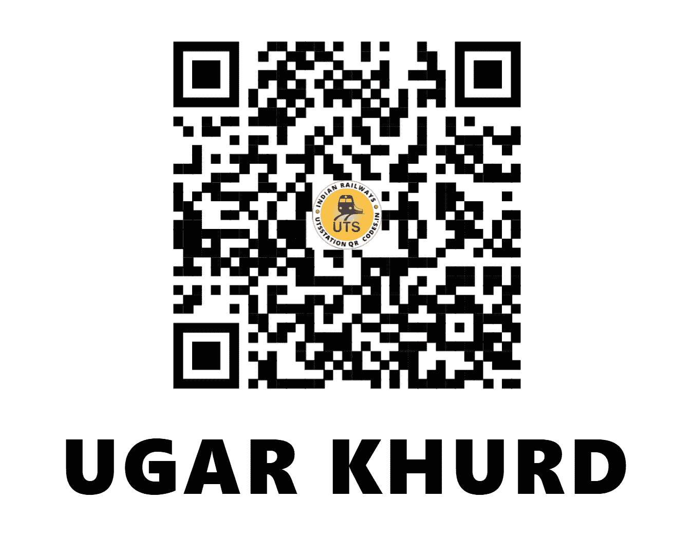 UTS QR Code for UGAR KHURD - UGR (SW - KARNATAKA)