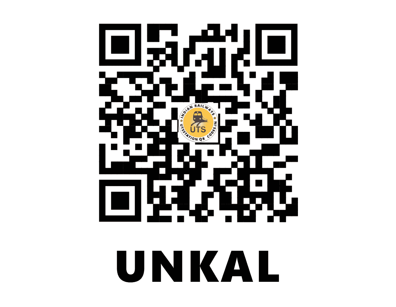 UTS QR Code for UNKAL - UNK (SW - KARNATAKA)