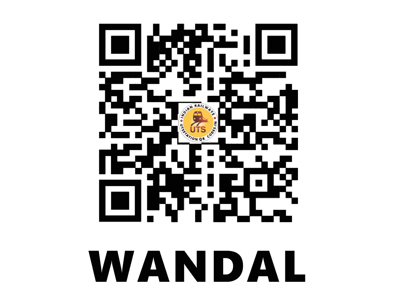 UTS QR Code for WANDAL - WDL (SW - KARNATAKA)
