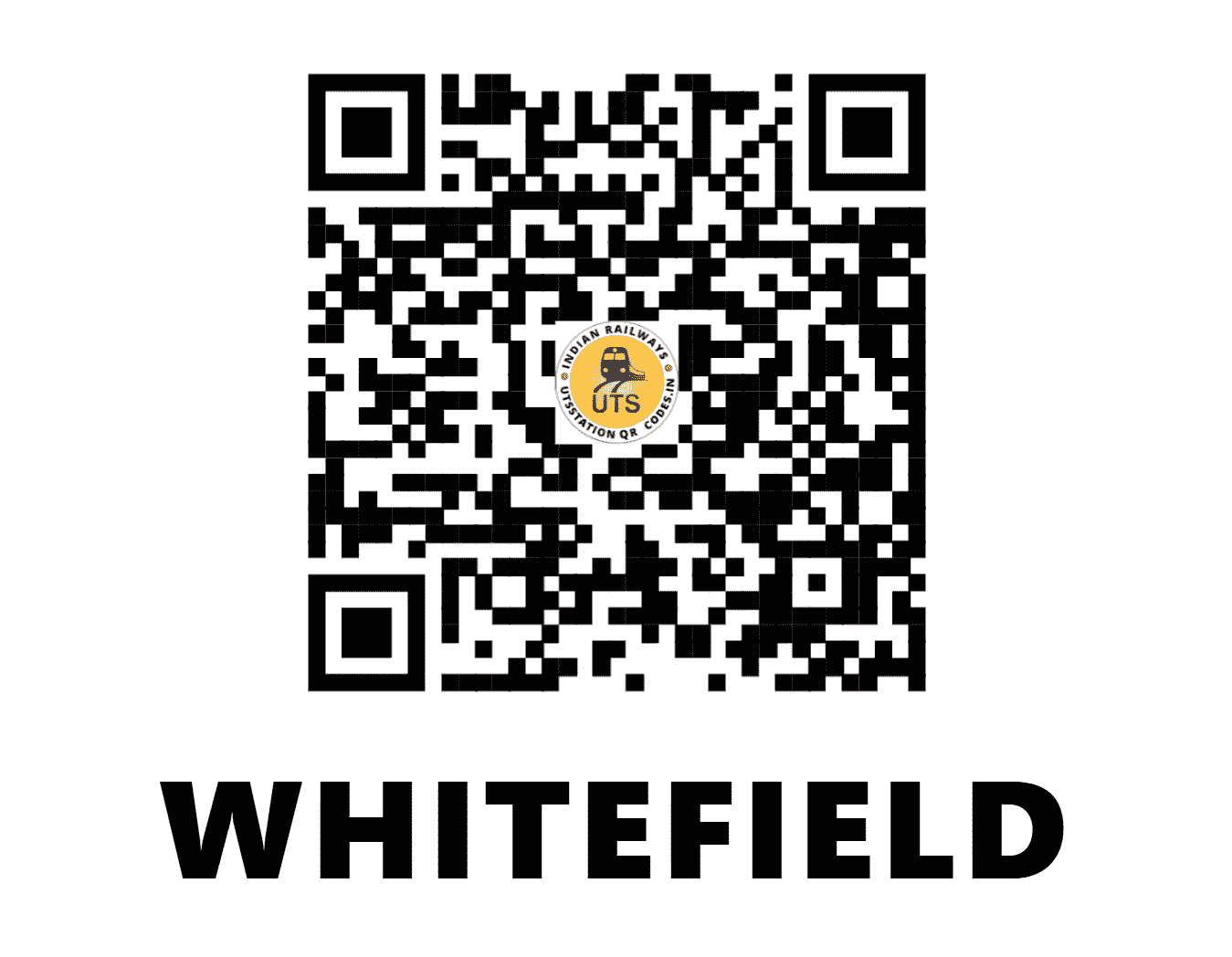 UTS QR Code for WHITEFIELD - WFD (SW - KARNATAKA)
