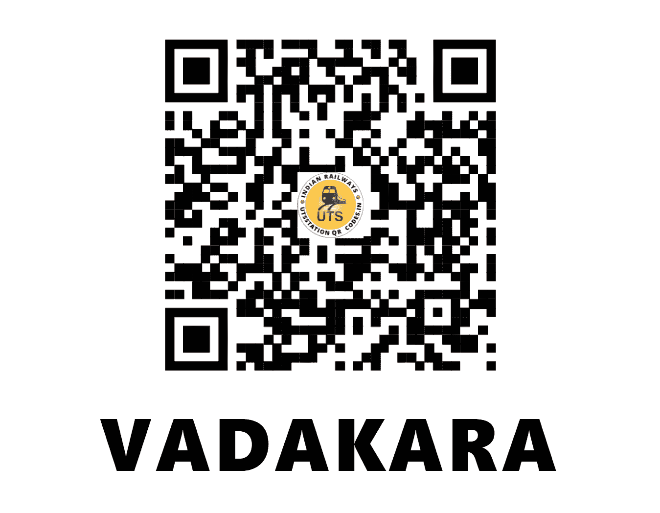 UTS QR Code for VADAKARA - BDJ (SR - KERALA)